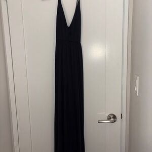 Urban Outfitters Black Flowy Jumpsuit